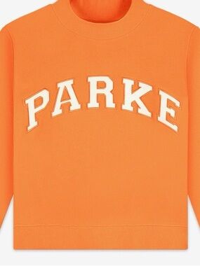 PARKE Orange Logo Sweatshirt